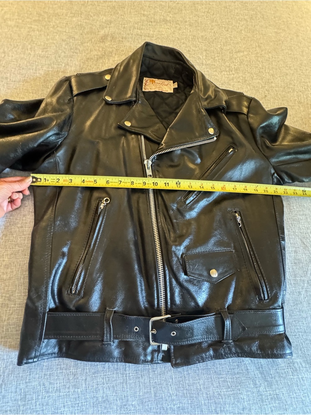 Vintage Excelled Leather Motorcycle Jacket - Picture 11 of 16